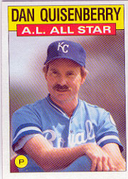 1986 Topps Baseball Cards      722     Dan Quisenberry AS